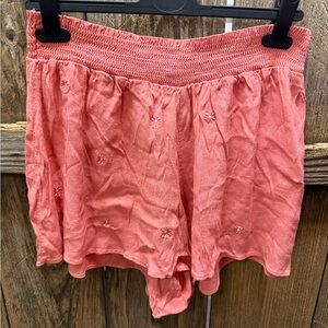 PINK Victoria's Secret High Waist Coral Shorts